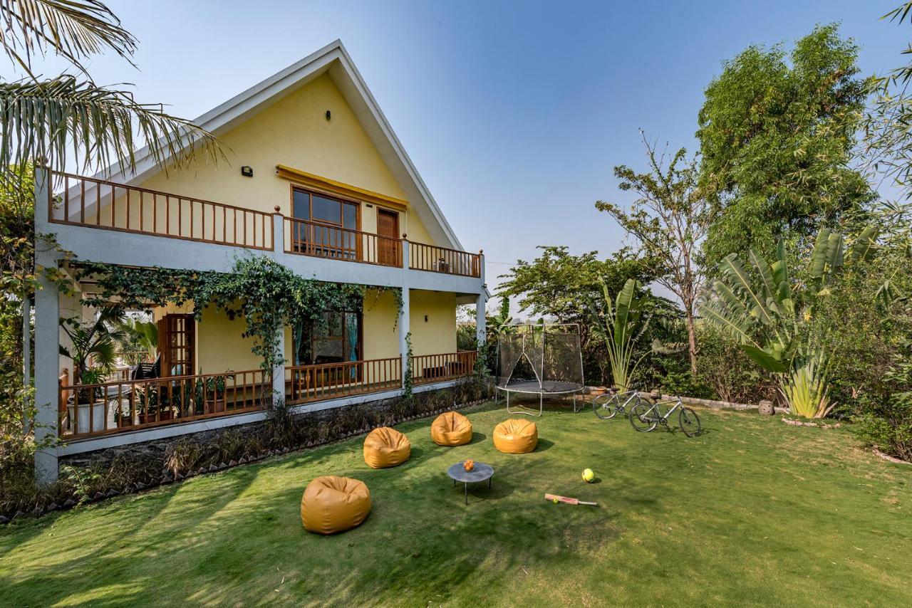 Saffronstays Happy Fields, Pune - Luxury Farmstay With Farm To Table Food Exterior foto