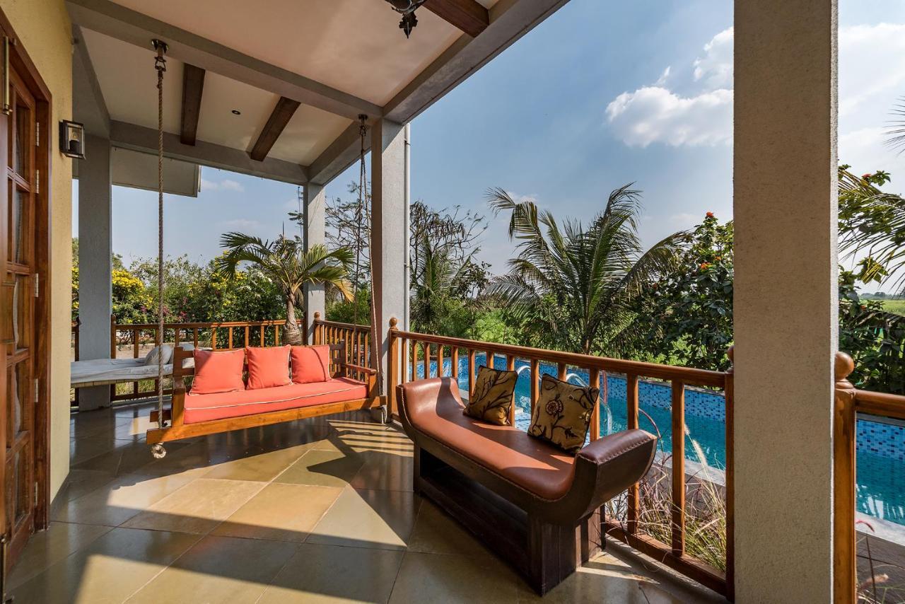 Saffronstays Happy Fields, Pune - Luxury Farmstay With Farm To Table Food Exterior foto